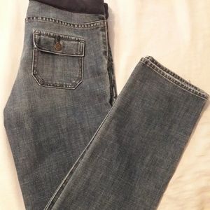 Gap Materinty Jean capri size 4 stretch